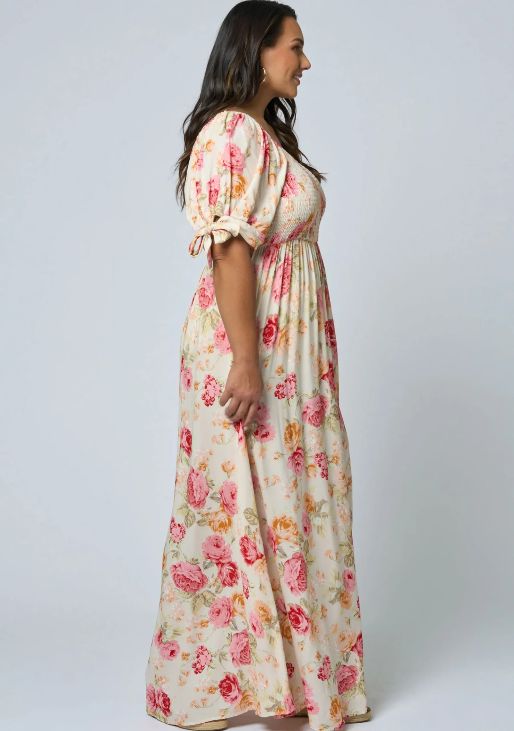 Felicity Ruffle Maxi Dress