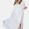 Floating Clouds Maxi Dress
