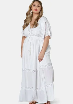 Floating Clouds Maxi Dress