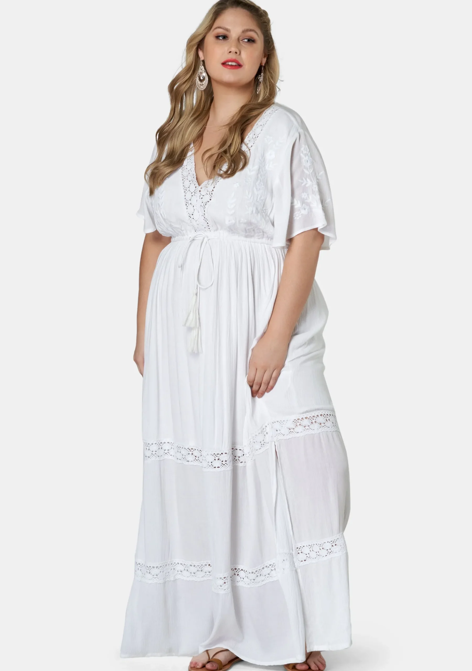 Floating Clouds Maxi Dress