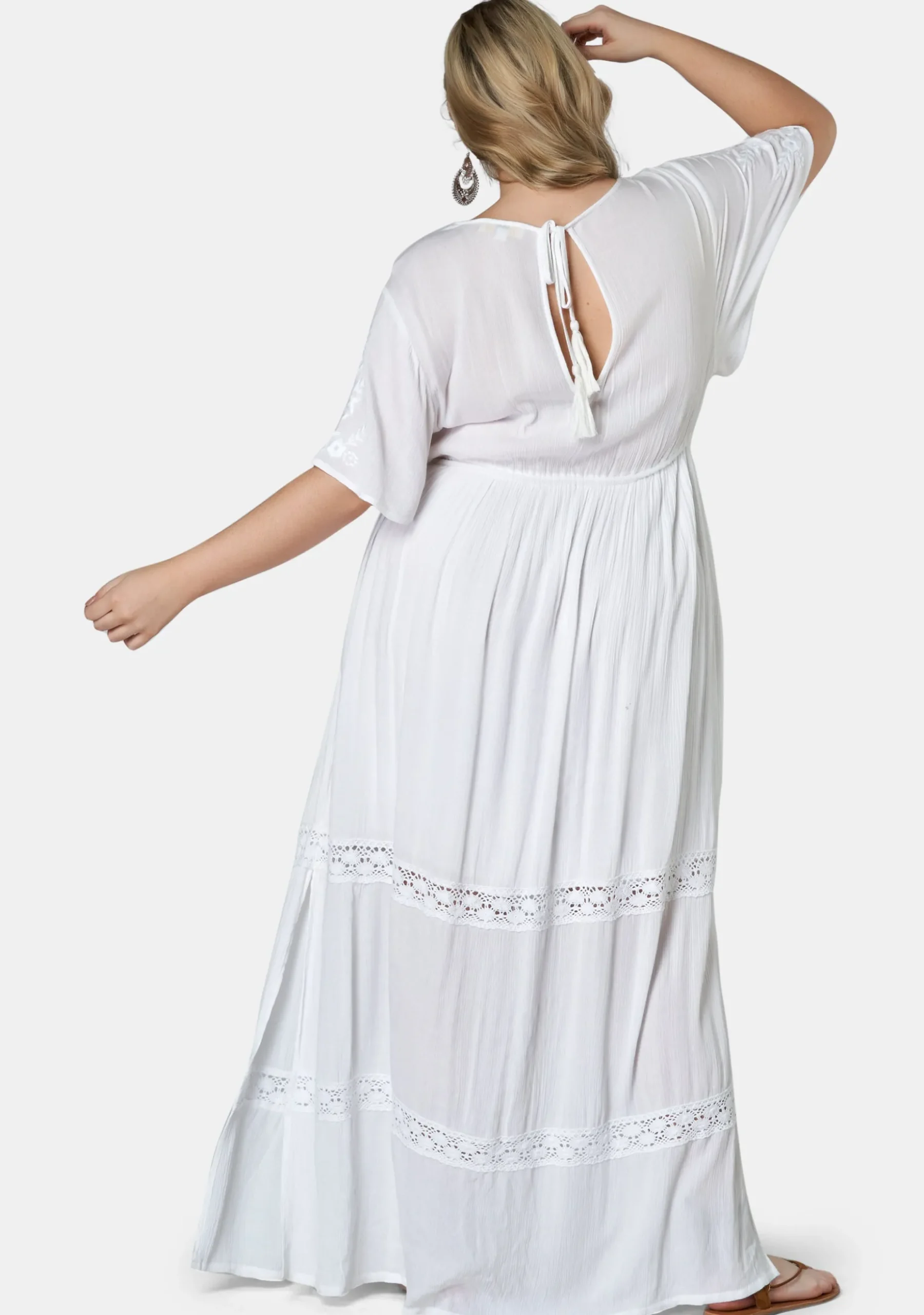 Floating Clouds Maxi Dress