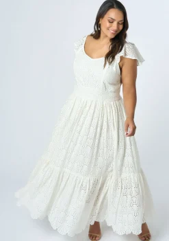 Florence Embroidered Lace Maxi Dress