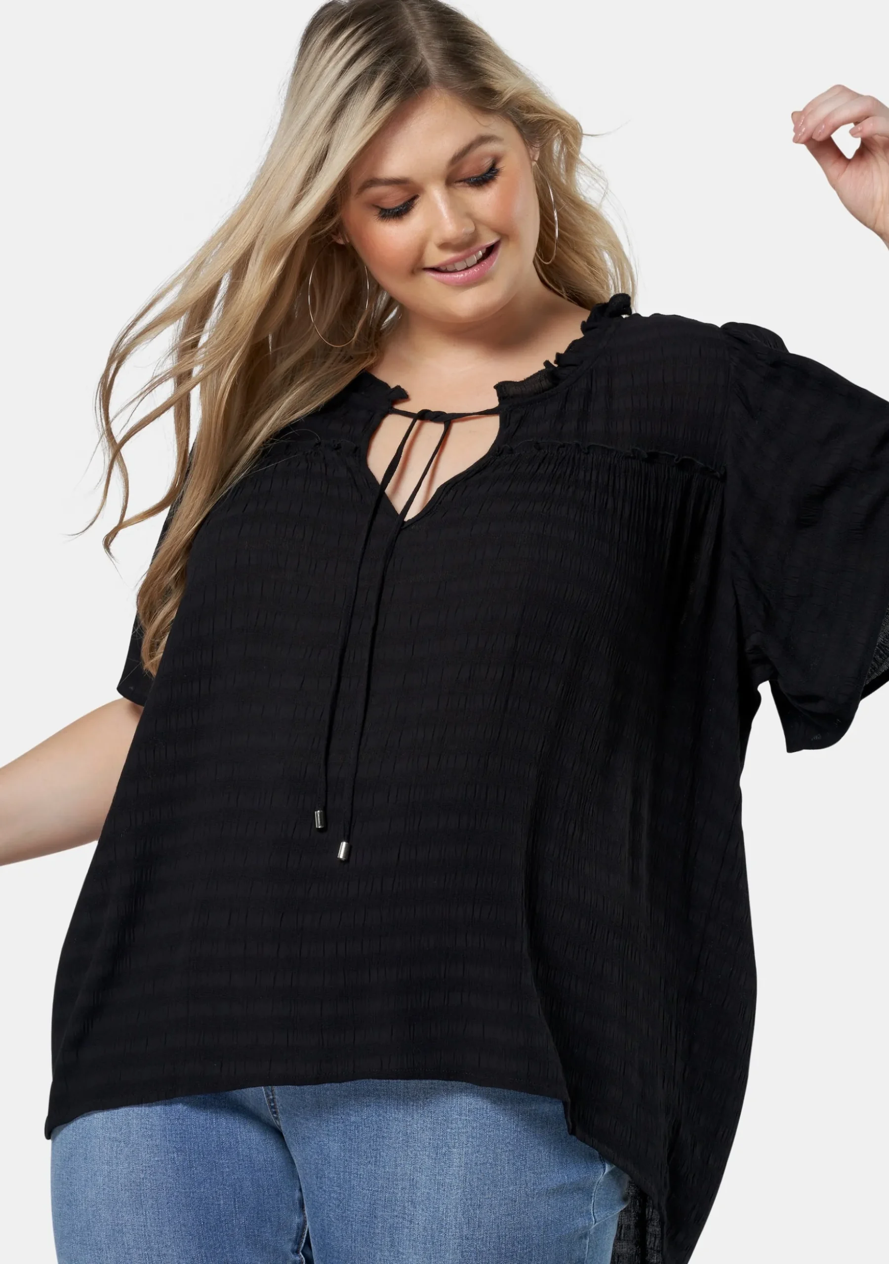 Frances Flutter Sleeve Top
