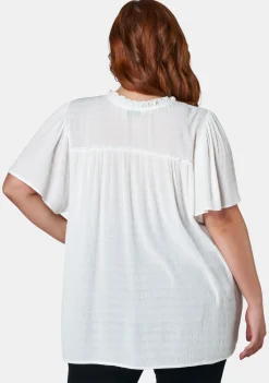 Frances Flutter Sleeve Top