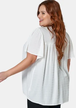 Frances Flutter Sleeve Top