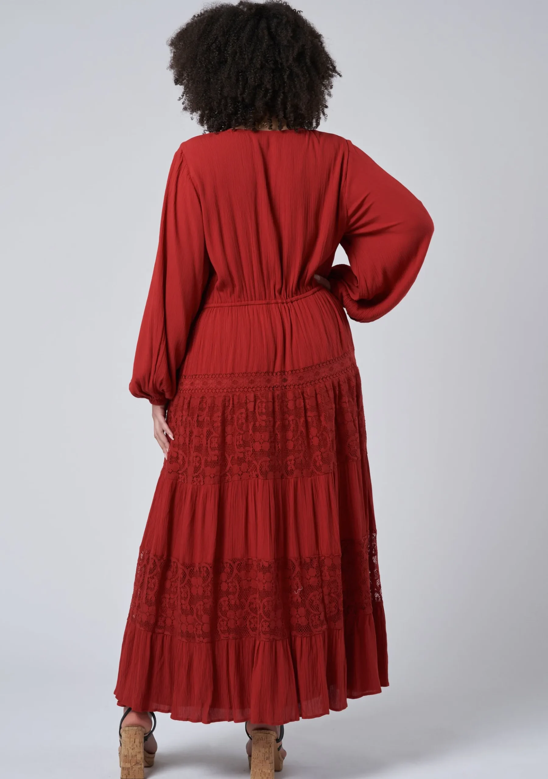 Free Lace Maxi Dress