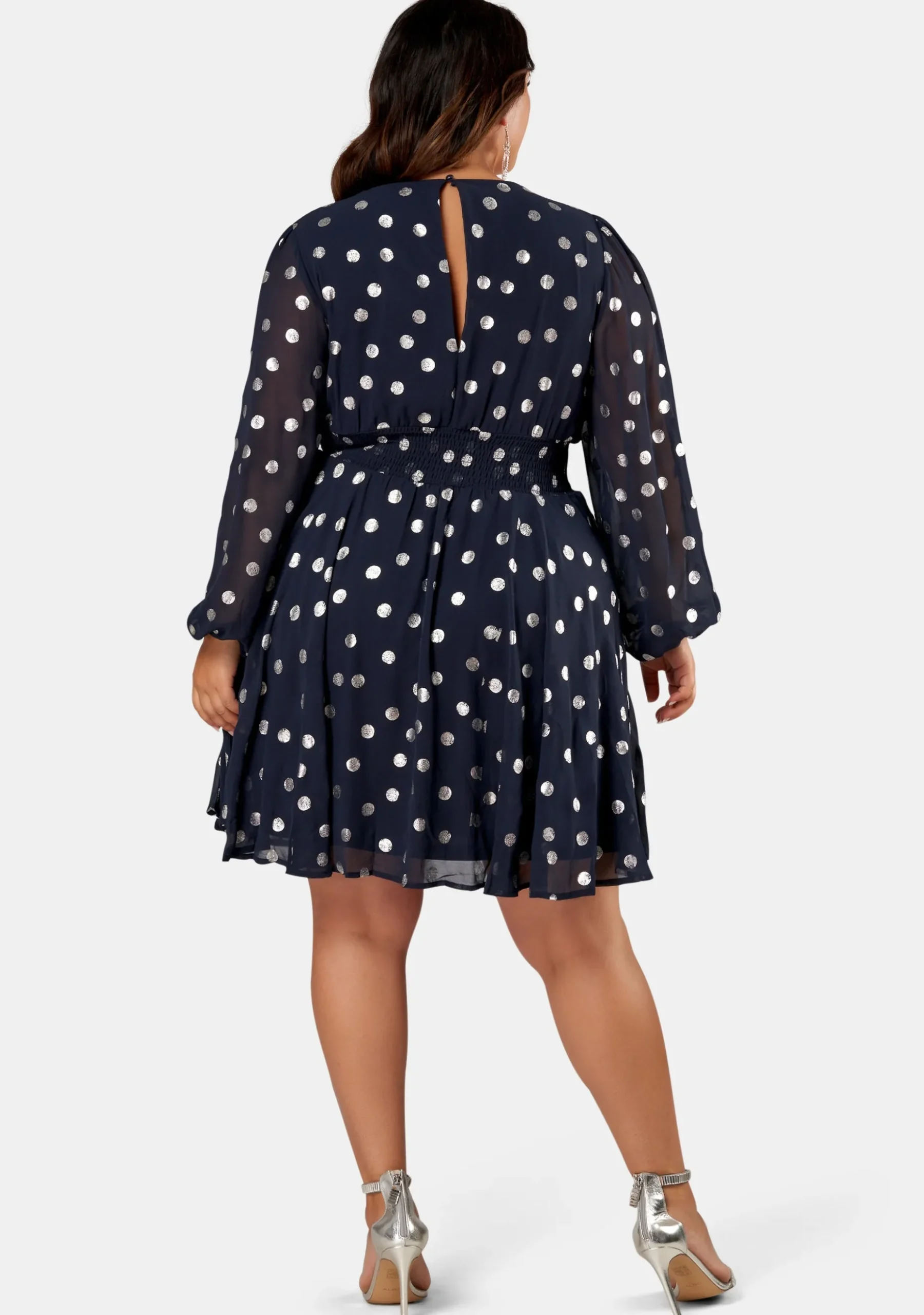 G Spot Print Midi Dress