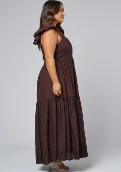 Georgie Broderie Maxi Dress
