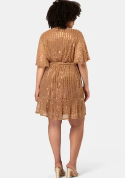 Glow Frill Hem Mini Dress