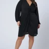 Goddess Twist Front Dress