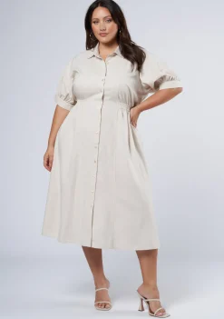 Grace Midi Shirt Dress