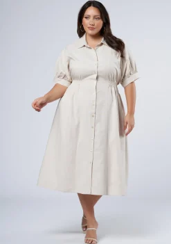 Grace Midi Shirt Dress