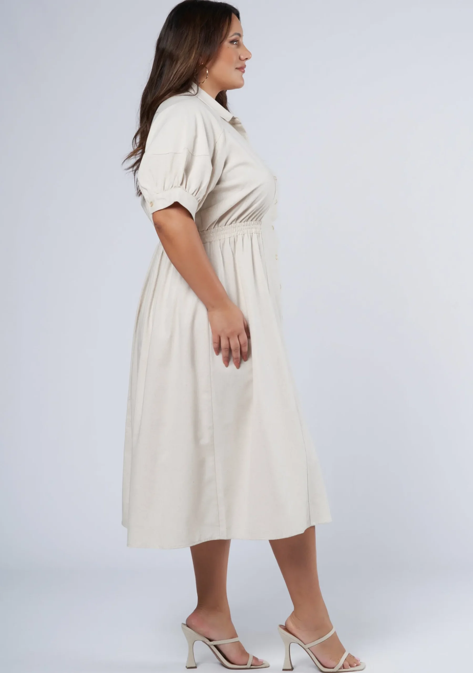 Grace Midi Shirt Dress