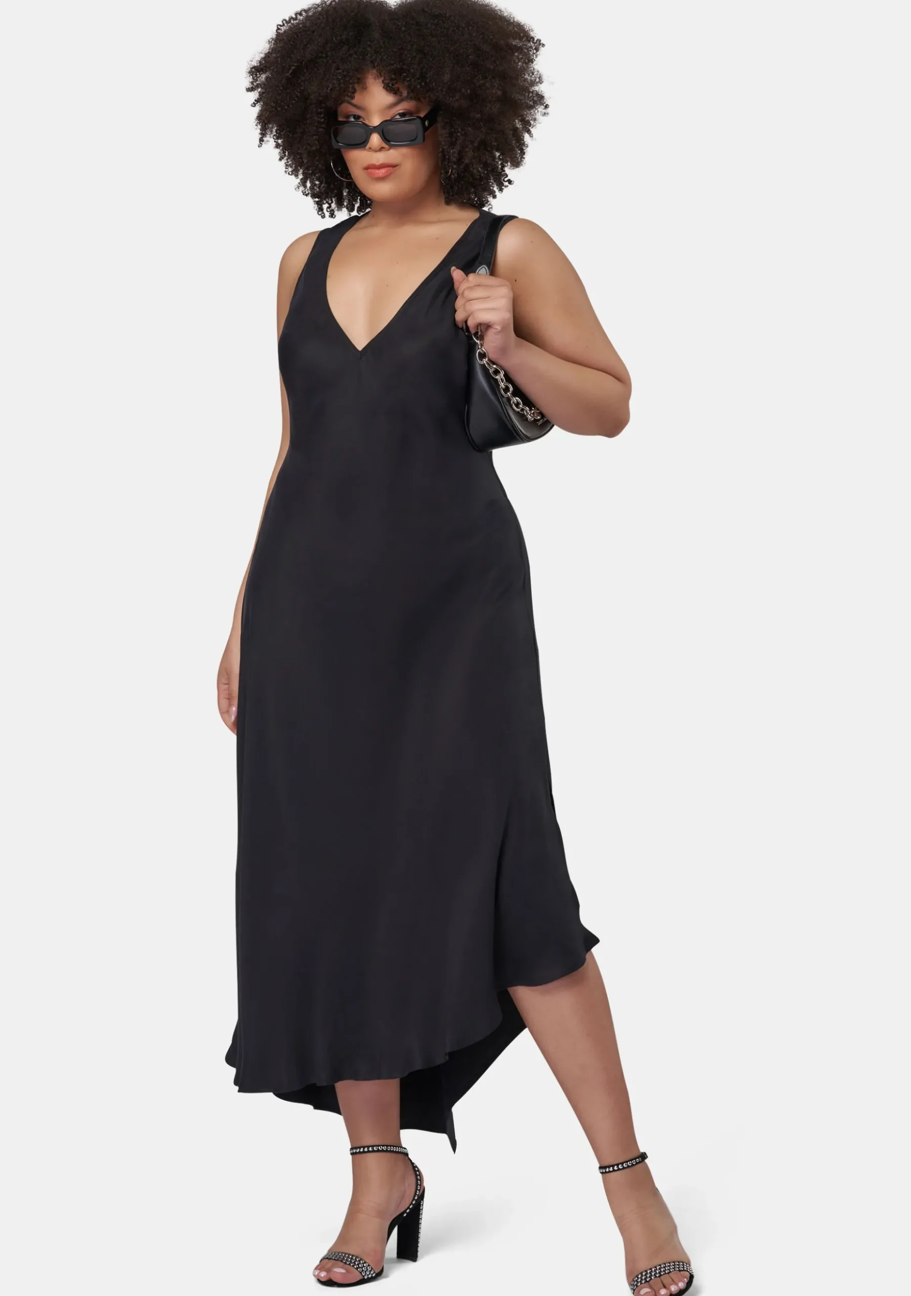 Hell & Back Asymmetric Midi Dress