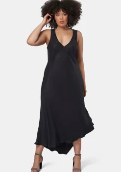 Hell & Back Asymmetric Midi Dress