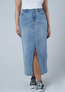 Hype Denim Maxi Skirt