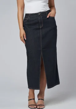 Hype Denim Maxi Skirt
