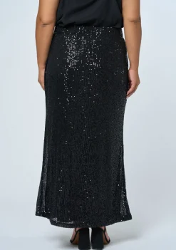 Ignition Sequin Midi Skirt