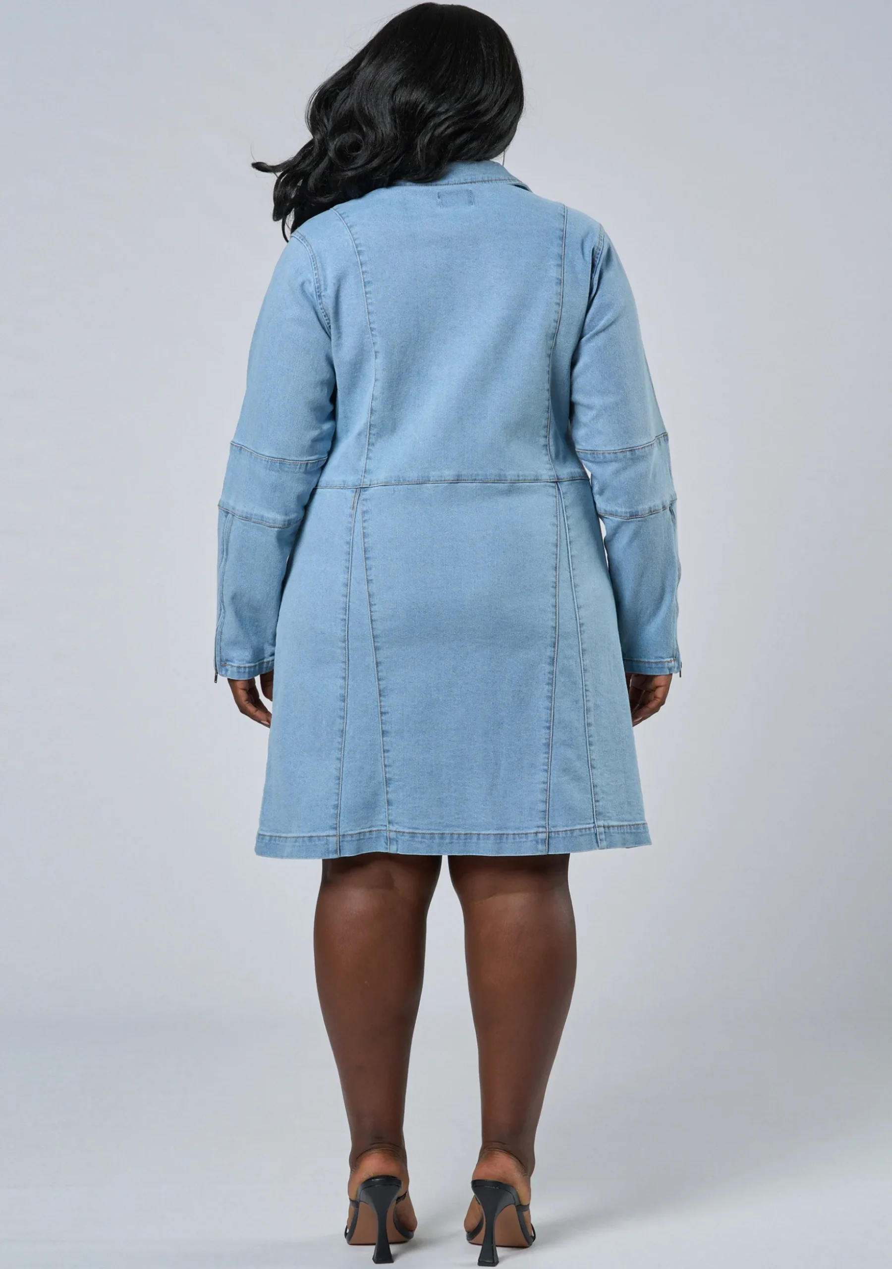 In My Head Denim Mini Dress