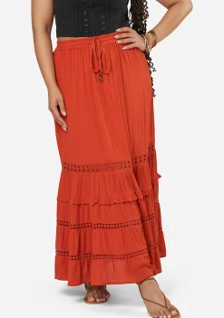 Inhale Maxi Skirt
