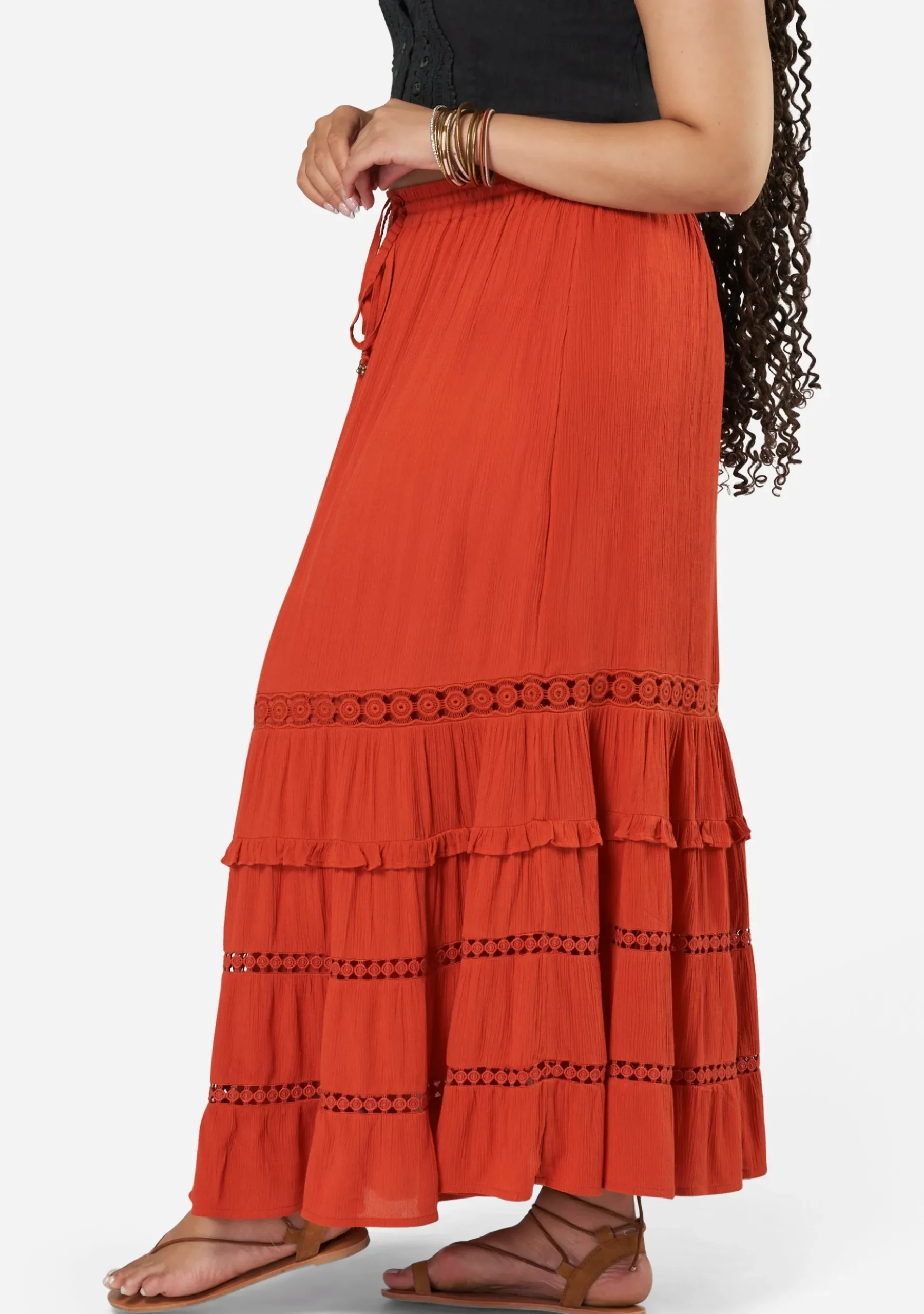 Inhale Maxi Skirt
