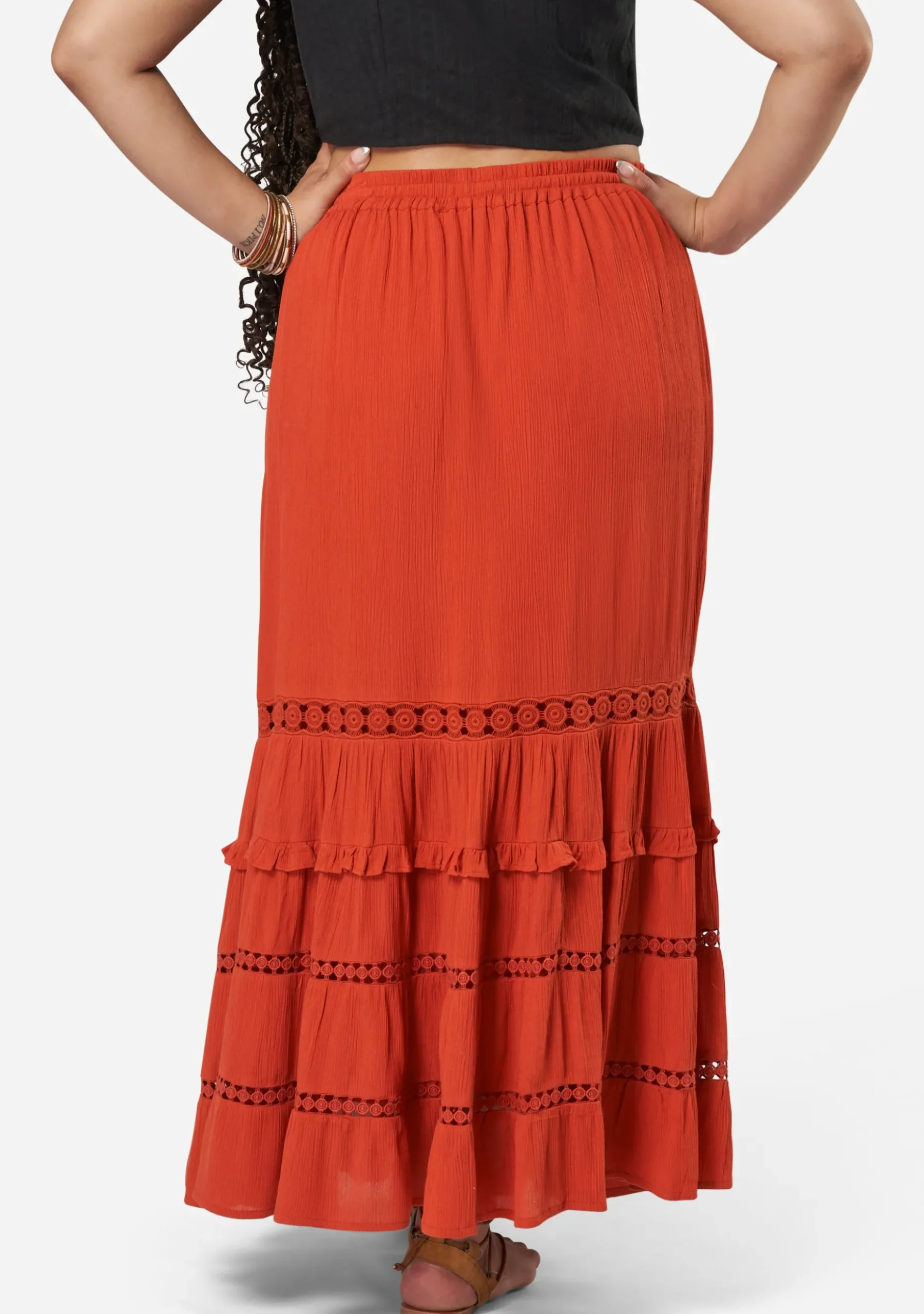 Inhale Maxi Skirt