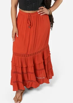 Inhale Maxi Skirt