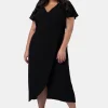 Irene Wrap Midi Dress
