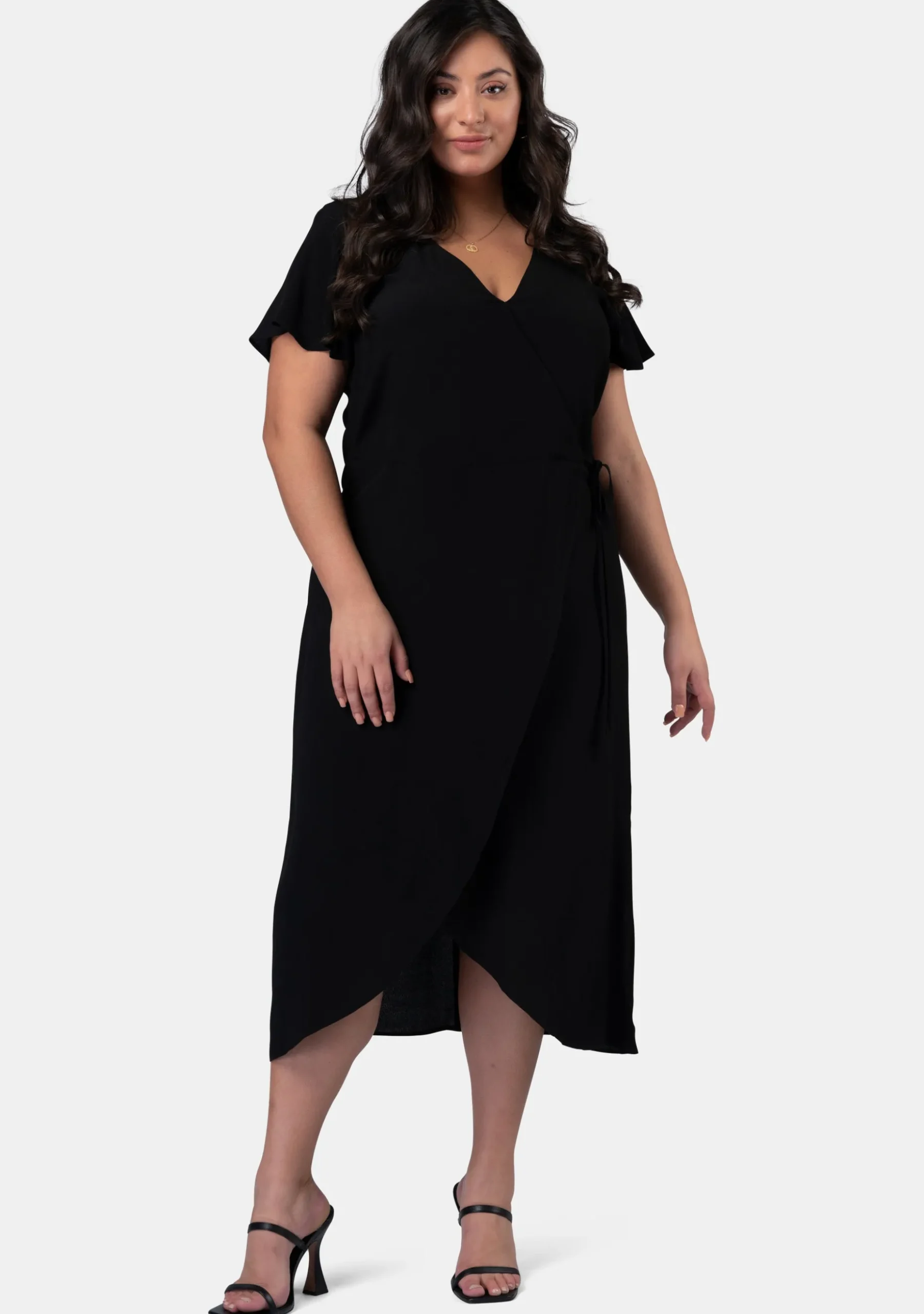 Irene Wrap Midi Dress