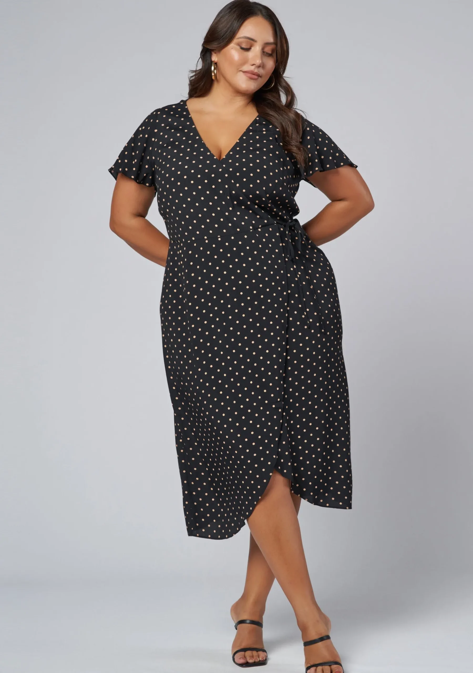 Irene Wrap Midi Dress