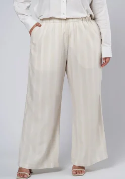 Issa Striped Linen Pants