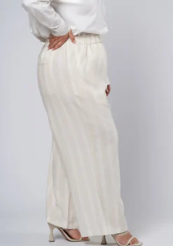 Issa Striped Linen Pants