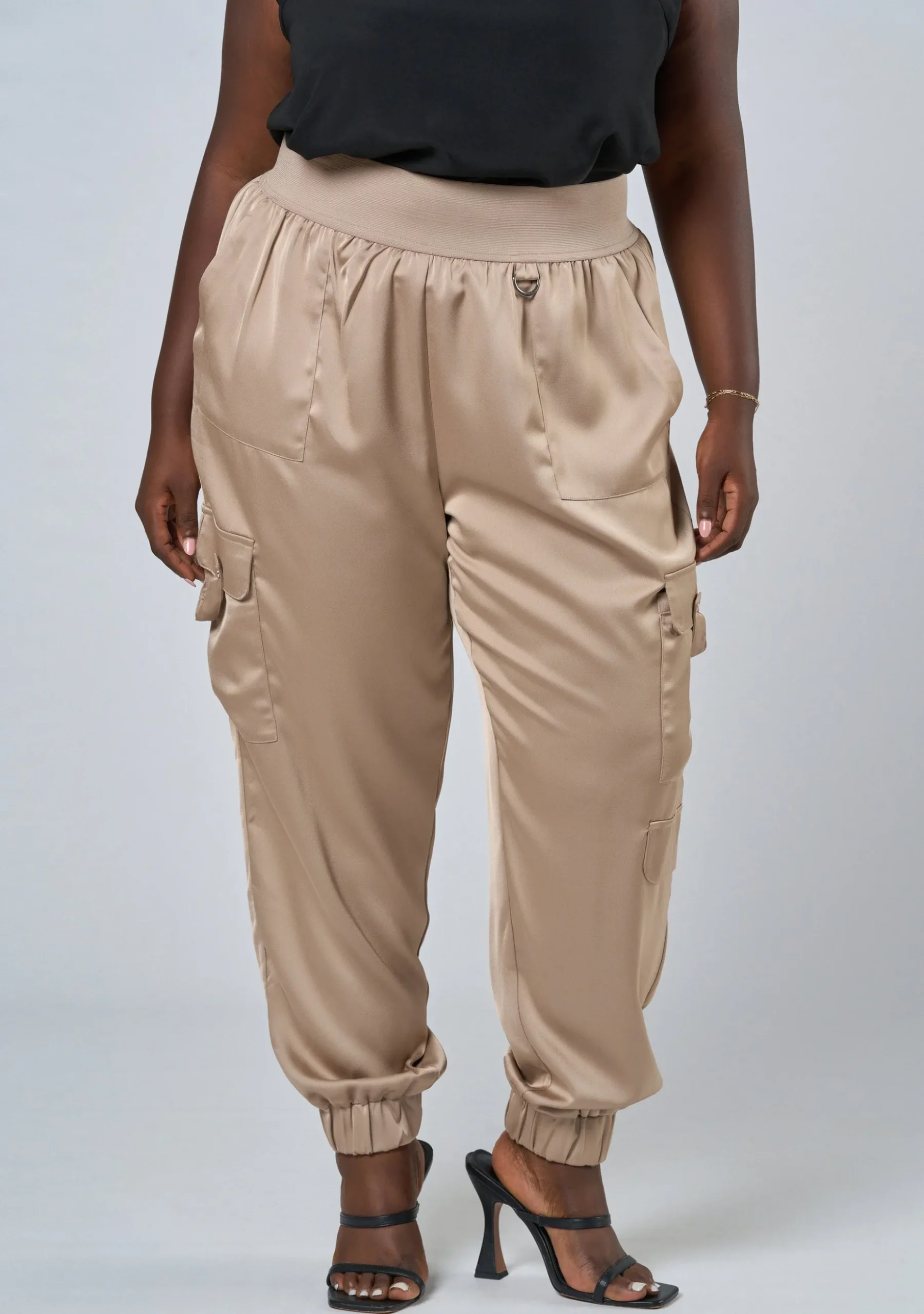 Jaded Satin Cargo Pant