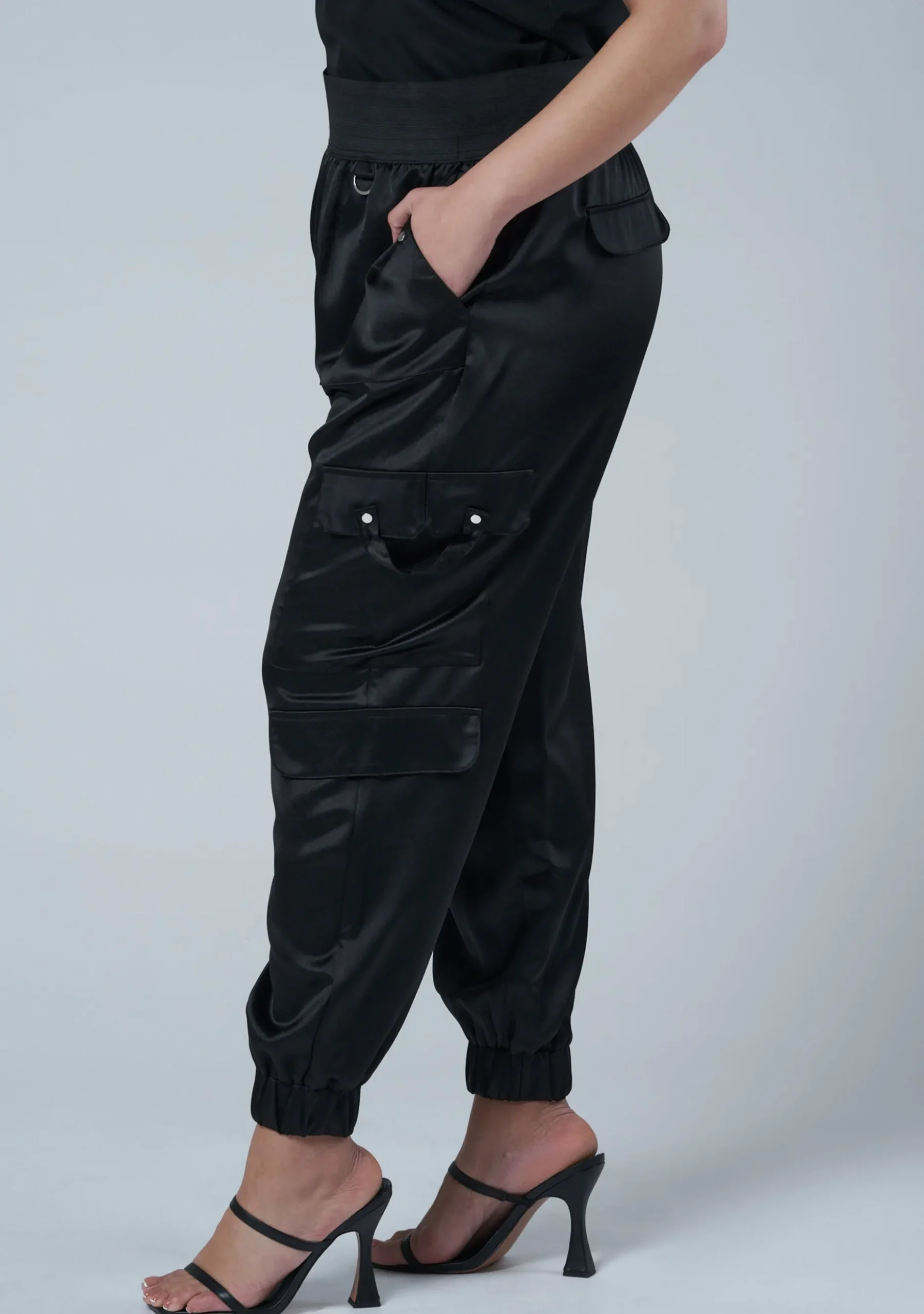 Jaded Satin Cargo Pants