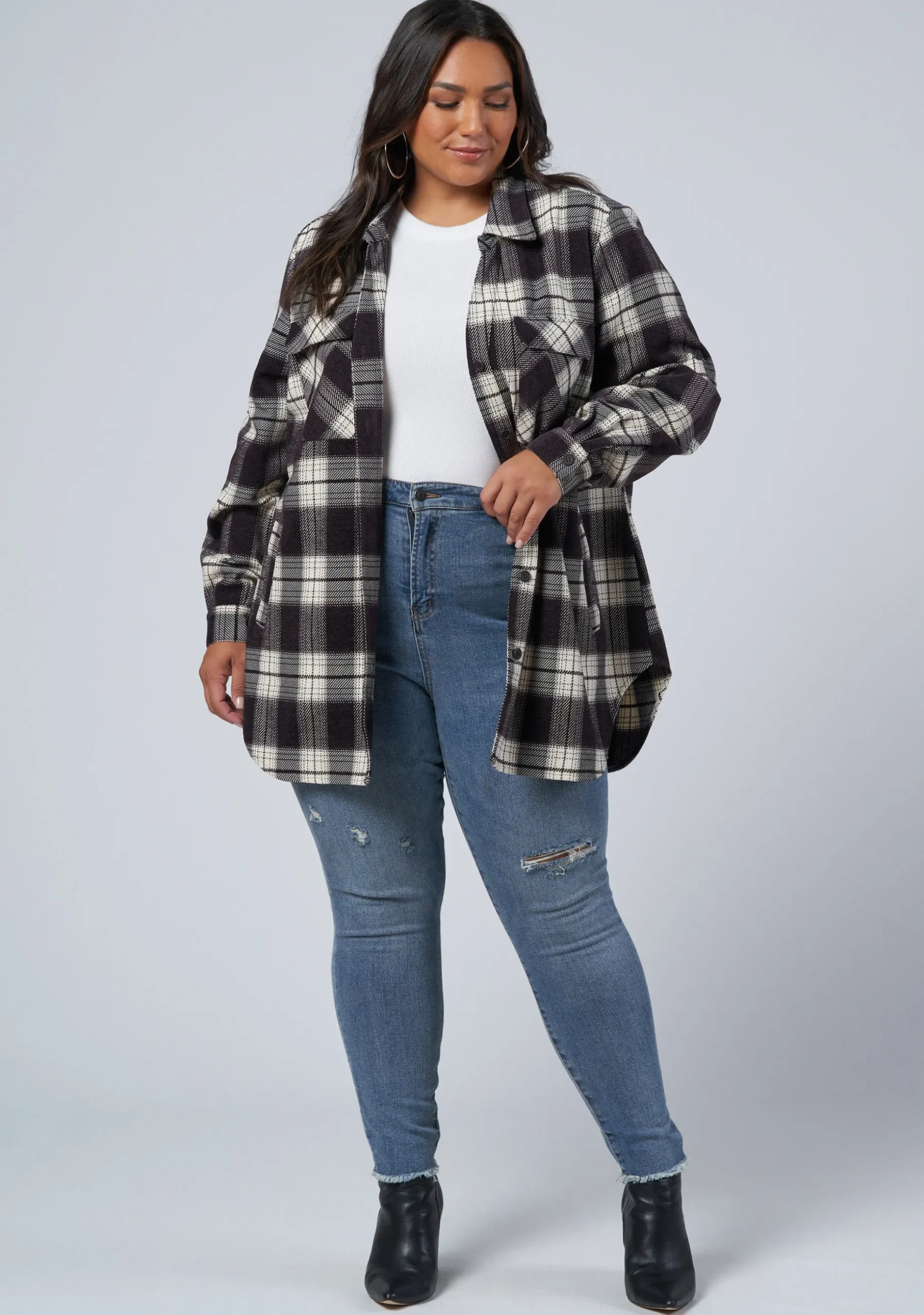 Kari Check Shacket