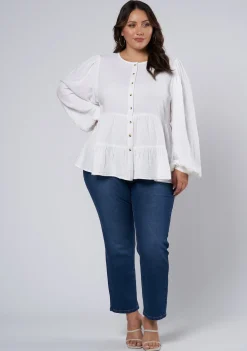 Lalita Tiered Cotton Top