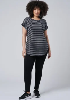 Lauren Longline Stripe Tee