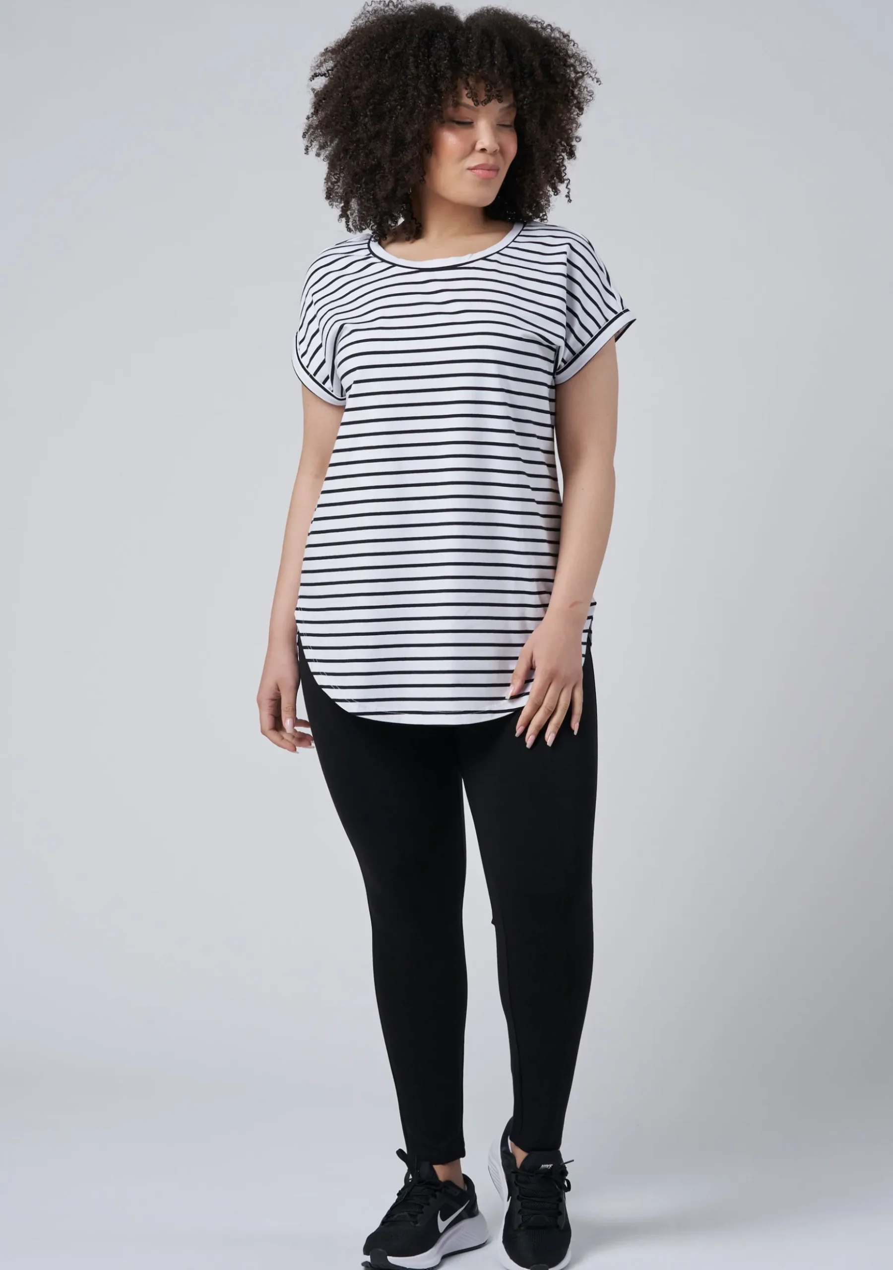 Lauren Longline Stripe Tee