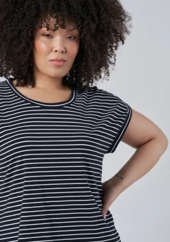Lauren Longline Stripe Tee
