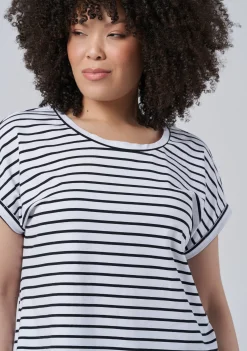 Lauren Longline Stripe Tee