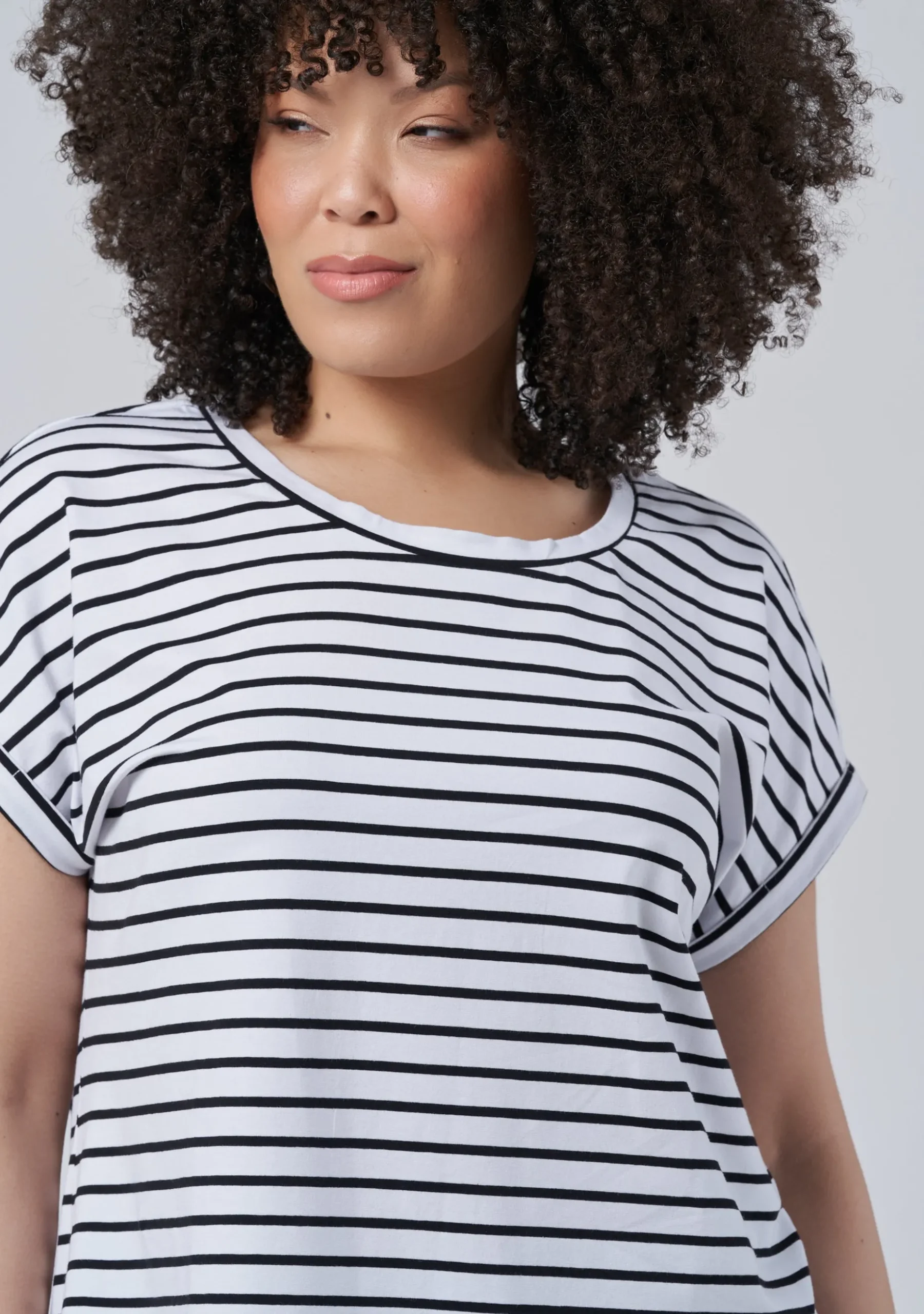 Lauren Longline Stripe Tee