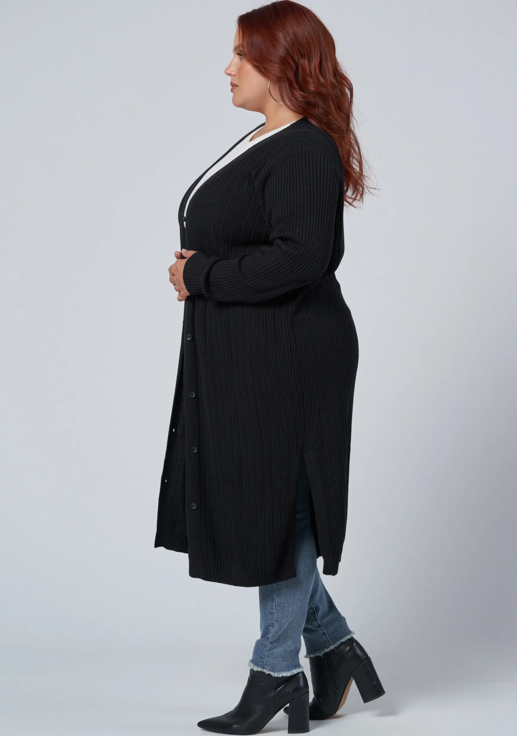 Lexi Longline Rib Cardigan
