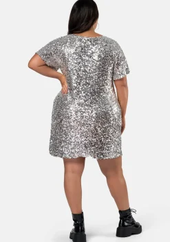 Light My Body Sequin Dress