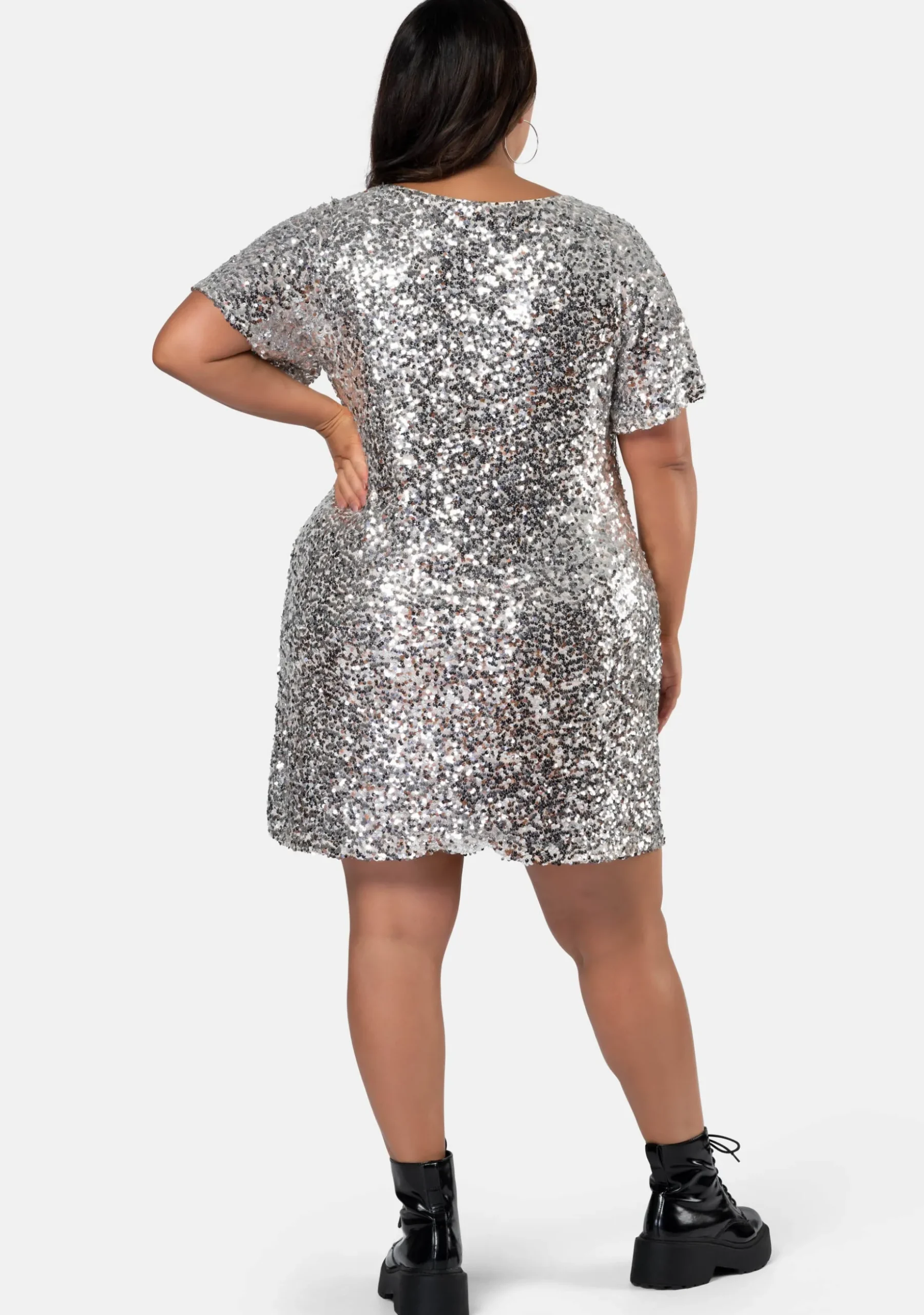 Light My Body Sequin Dress