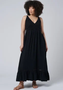 Lorel Lace Detail Maxi Dress