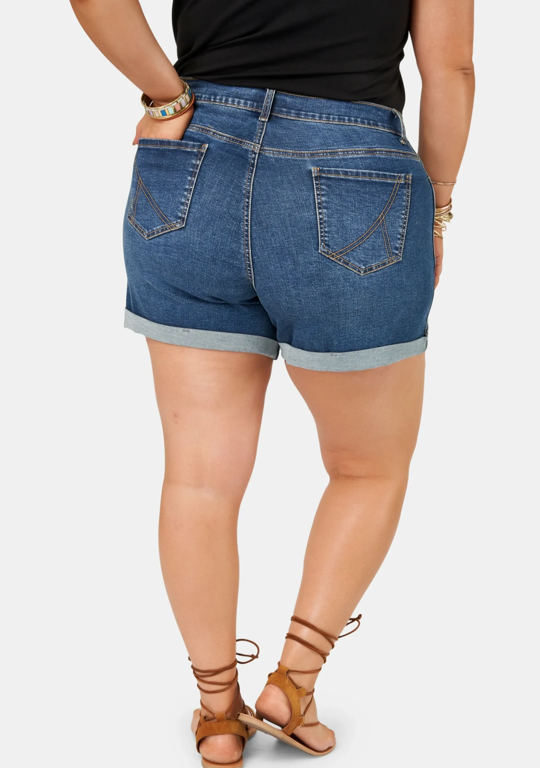 Lorili Distressed Denim Short
