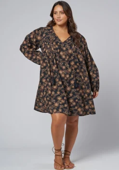 Lose Myself Mini Smock Dress