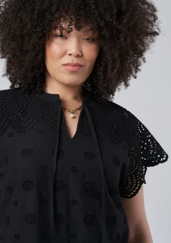 Madison Broderie Blouse