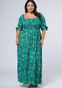 Maeve Ruffle Maxi Dress