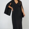 Main Character Maxi Cape Dress